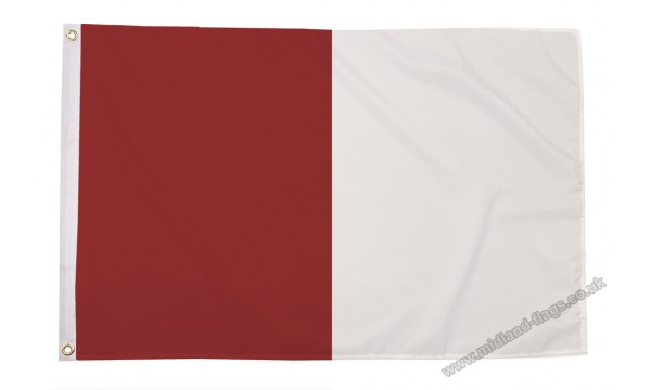 Maroon and White Irish County Flag